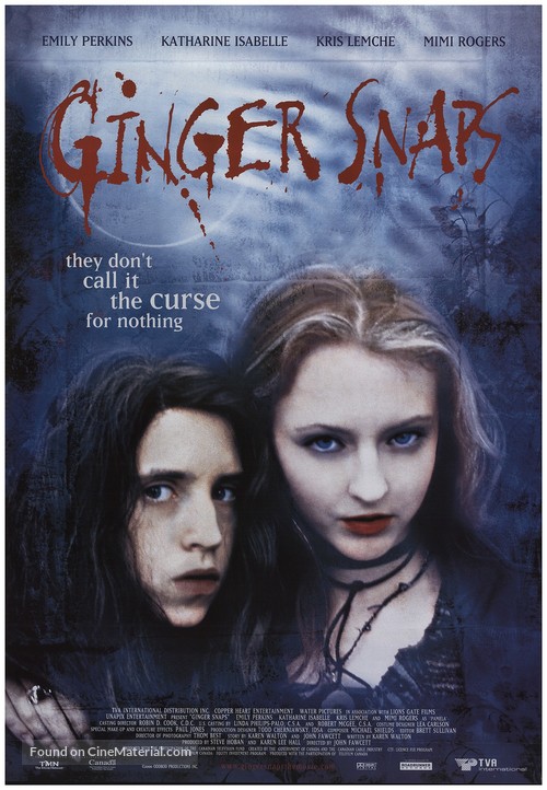 Ginger Snaps - Canadian Movie Poster
