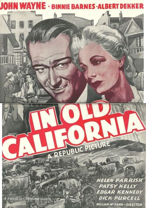 In Old California - Movie Poster