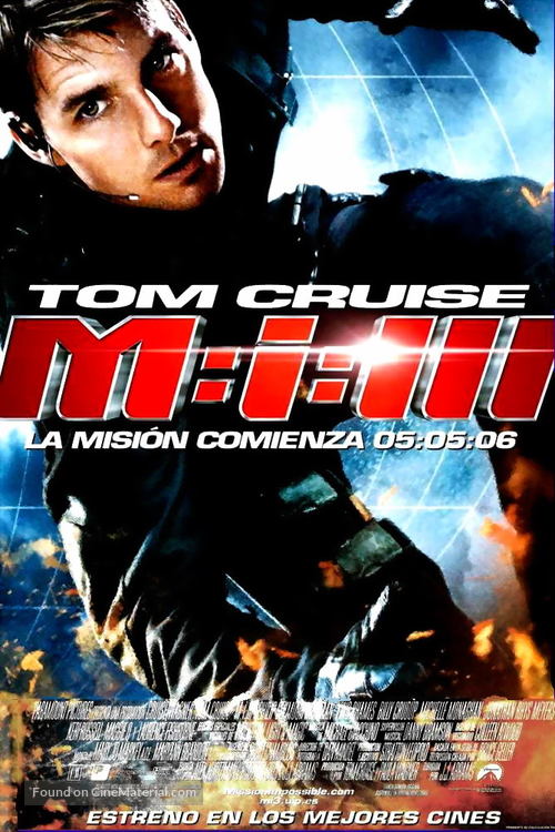 Mission: Impossible III - Spanish Movie Poster