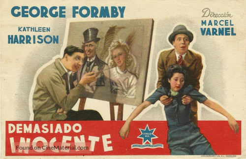 Much Too Shy - Spanish Movie Poster