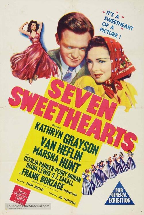 Seven Sweethearts - Australian Movie Poster