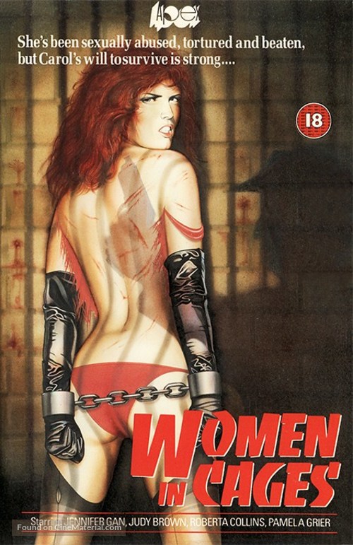 Women in Cages - British VHS movie cover