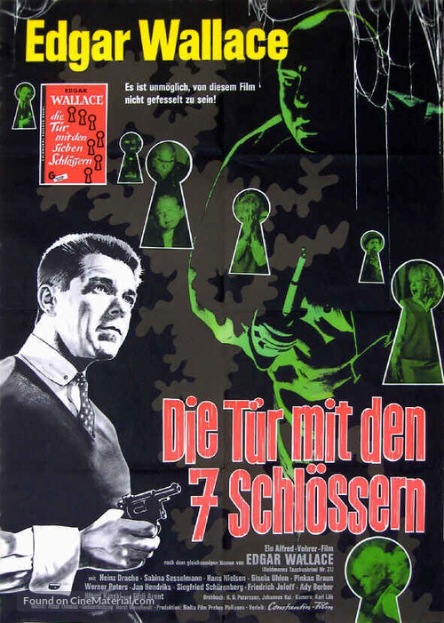 T&uuml;r mit den 7 Schl&ouml;ssern, Die - German Movie Poster