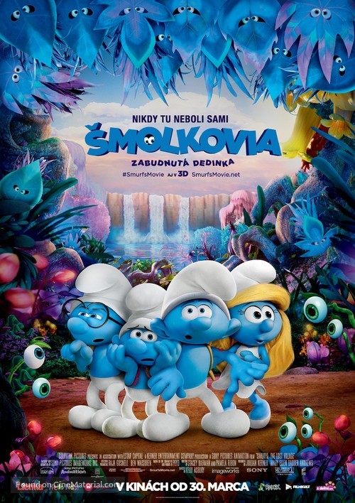 Smurfs: The Lost Village - Slovak Movie Poster