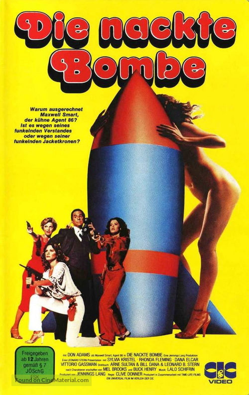 The Nude Bomb - German VHS movie cover