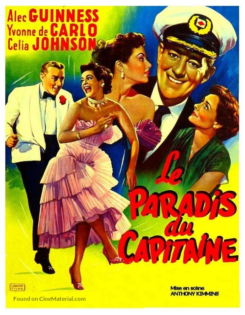 The Captain&#039;s Paradise - Belgian Movie Poster