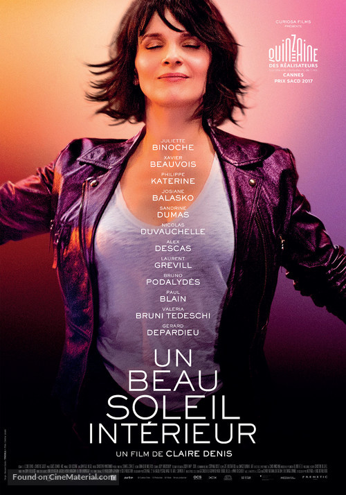 Un beau soleil int&eacute;rieur - Swiss Movie Poster