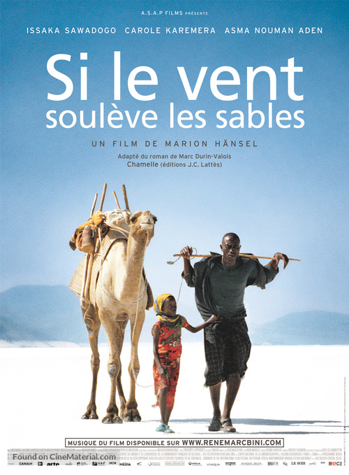 Si le vent soul&eacute;ve les sables - French Movie Poster