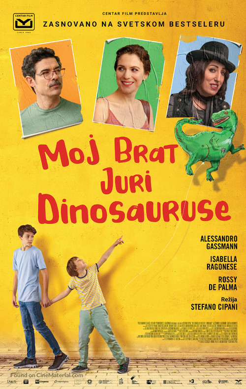 Mio fratello rincorre i dinosauri - Serbian Movie Poster