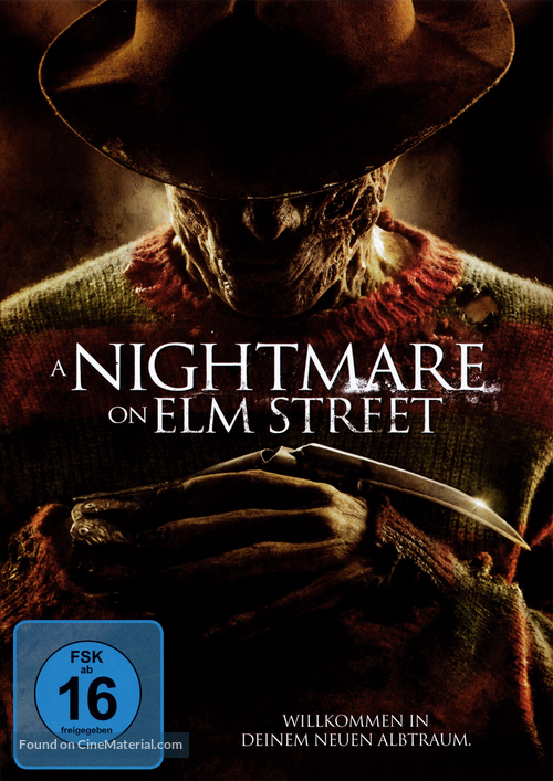 A Nightmare on Elm Street - German DVD movie cover