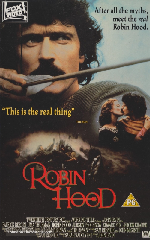 Robin Hood - British VHS movie cover