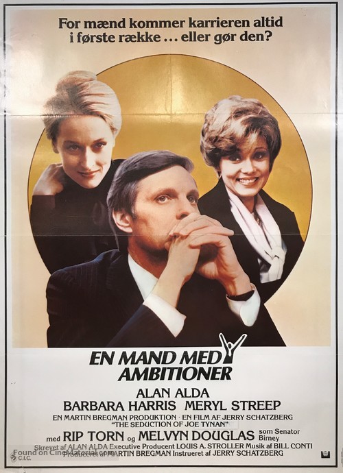 The Seduction of Joe Tynan - Danish Movie Poster