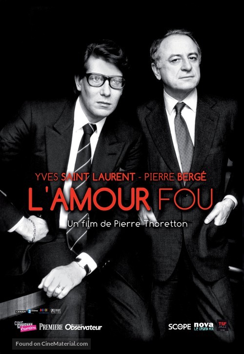 Yves Saint Laurent - L&#039;amour fou - French Movie Poster