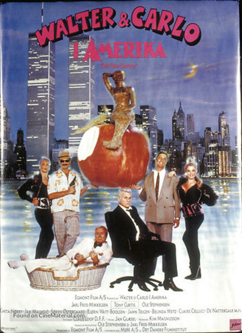 Walter &amp; Carlo i Amerika - Danish Movie Poster