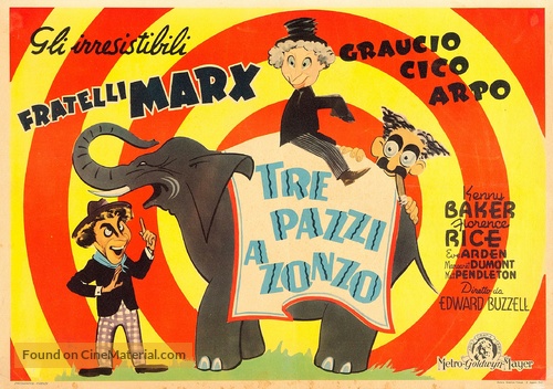 At the Circus - Italian Movie Poster