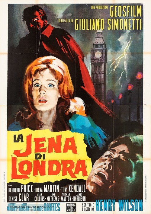 La jena di Londra - Italian Movie Poster