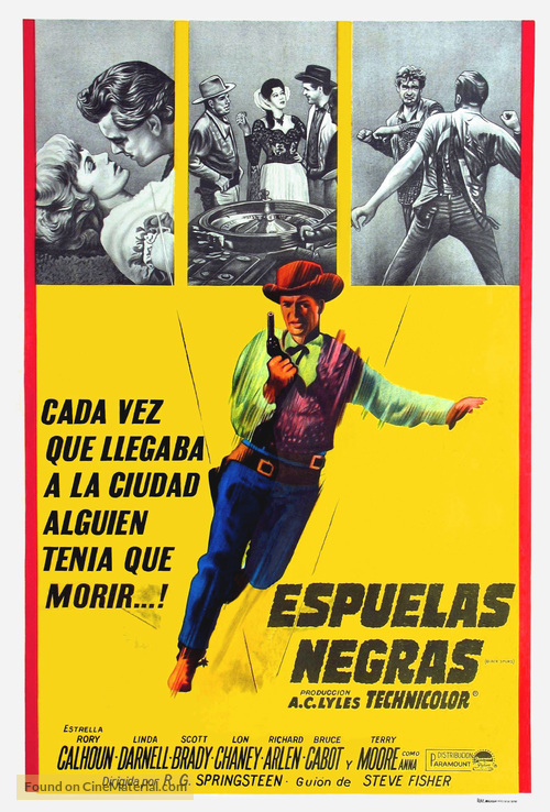 Black Spurs - Argentinian Movie Poster
