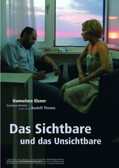 Das Sichtbare und das Unsichtbare - German Movie Poster