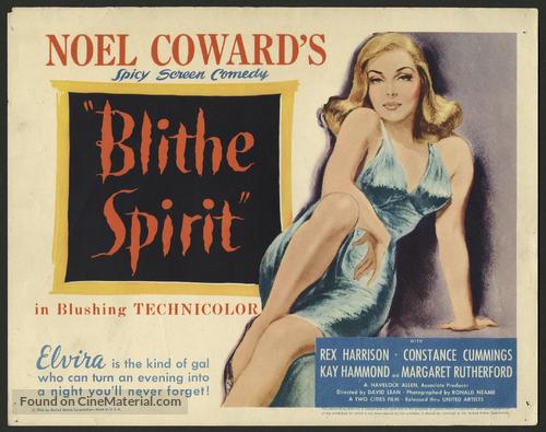 Blithe Spirit - British Movie Poster