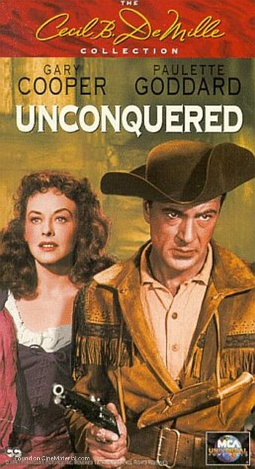 Unconquered - VHS movie cover