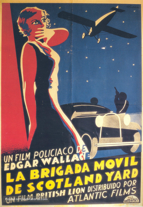 The Flying Squad - Spanish Movie Poster