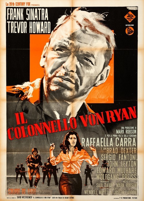 Von Ryan&#039;s Express - Italian Movie Poster