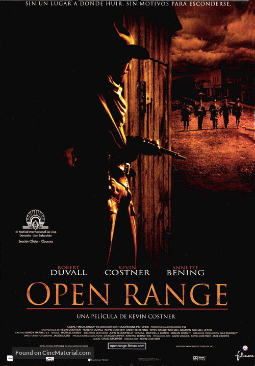 Open Range - Spanish Movie Poster