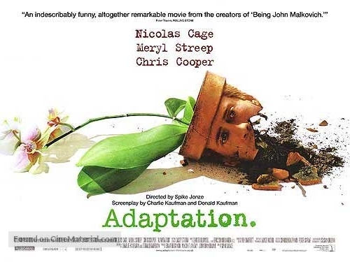 Adaptation. - British Movie Poster