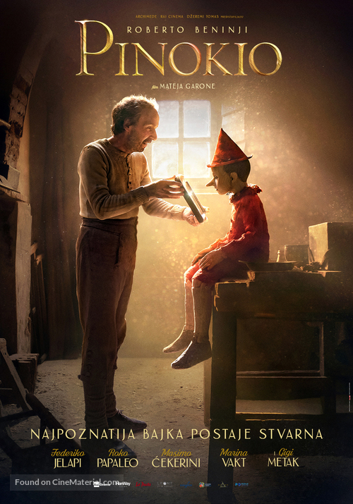 Pinocchio - Serbian Movie Poster