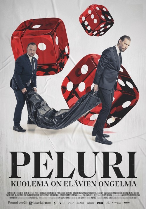 Peluri - kuolema on el&auml;vien ongelma - Finnish Movie Poster