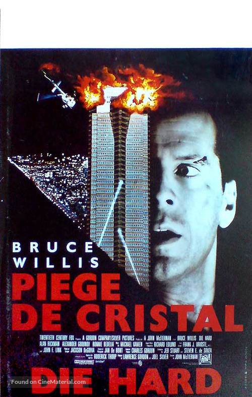 Die Hard - Belgian Movie Poster