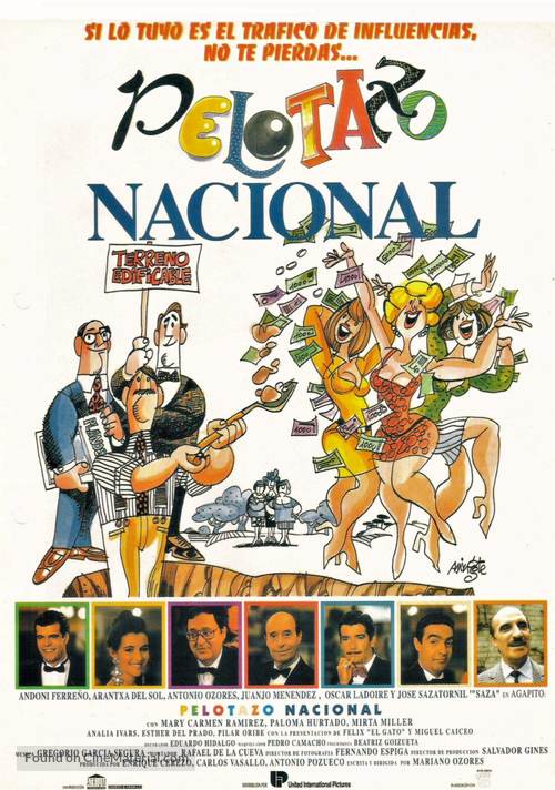 Pelotazo nacional - Spanish Movie Poster