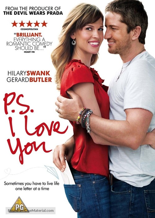 P.S. I Love You - British DVD movie cover