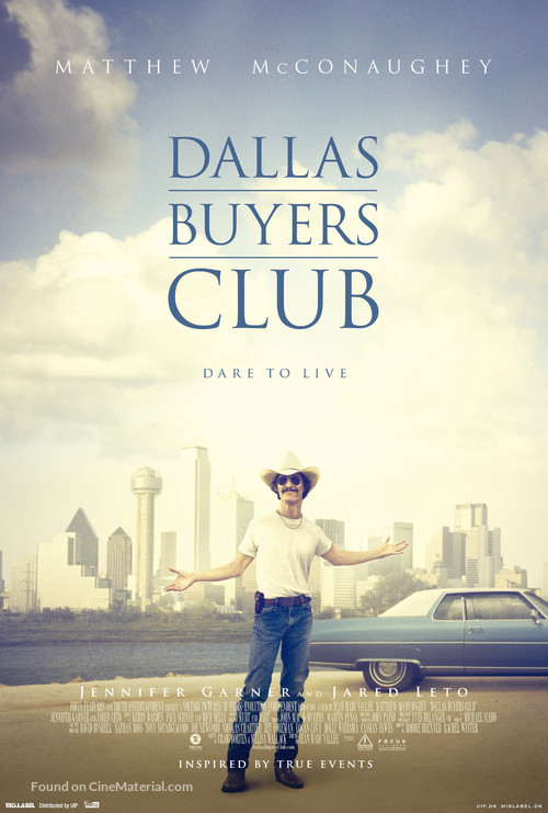 Dallas Buyers Club - Danish Movie Poster