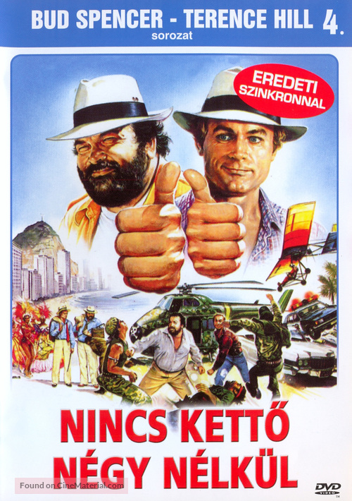 Non c&#039;&eacute; due senza quattro - Hungarian DVD movie cover