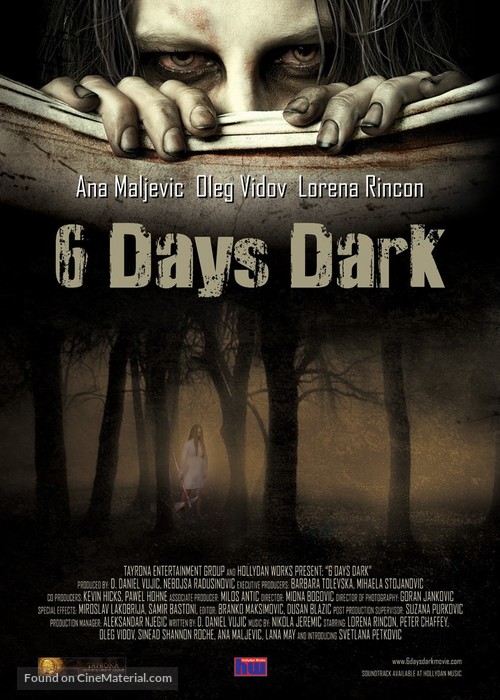6 Days Dark - Canadian Movie Poster