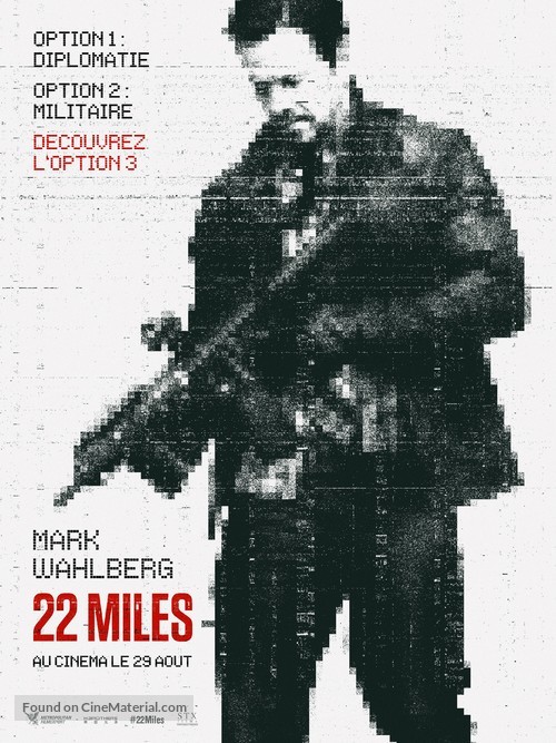 Mile 22 - French Movie Poster