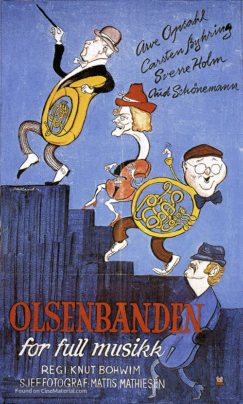 Olsenbanden for full musikk - Norwegian Movie Poster
