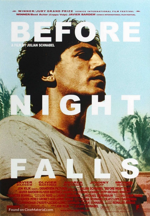 Before Night Falls - Movie Poster
