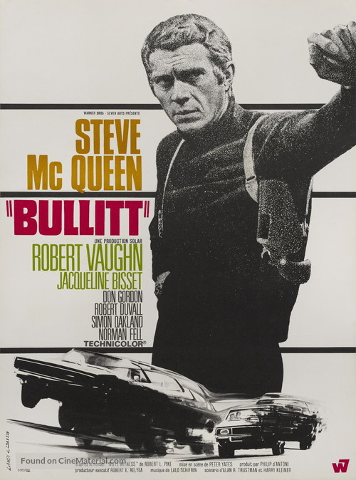 Bullitt - French Movie Poster
