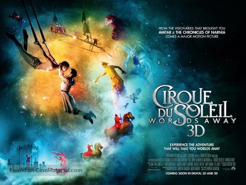 Cirque du Soleil: Worlds Away - British Movie Poster