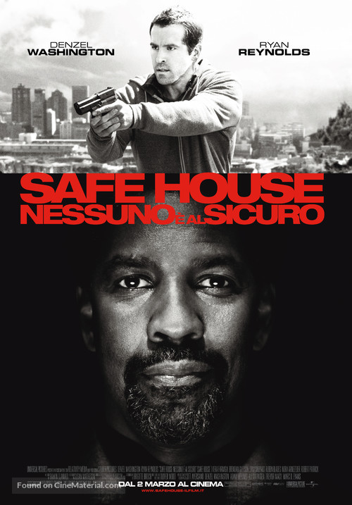 Safe House - Italian Movie Poster