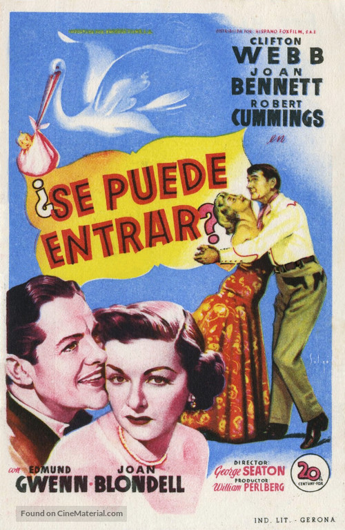 For Heaven&#039;s Sake - Spanish Movie Poster