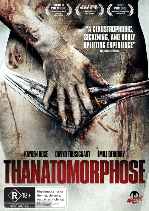 Thanatomorphose - Australian DVD movie cover