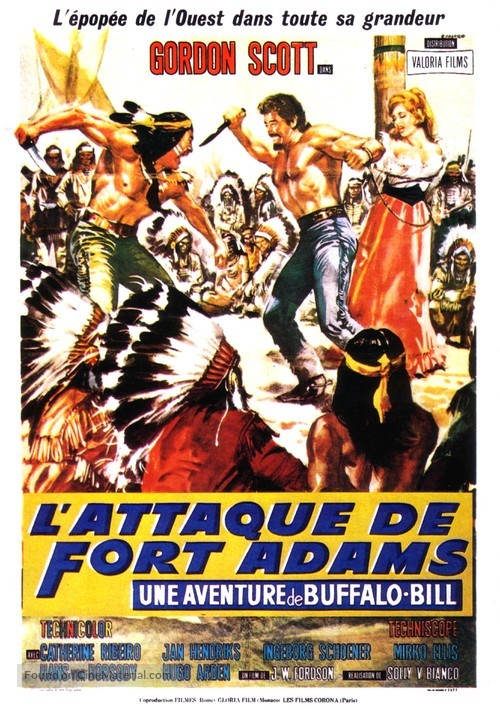 Buffalo Bill, l&#039;eroe del far west - French Movie Poster