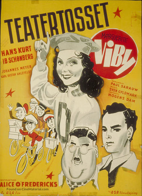 Teatertosset - Danish Movie Poster