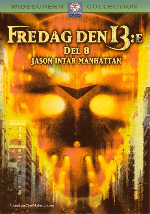 Friday the 13th Part VIII: Jason Takes Manhattan - Swedish Movie Cover