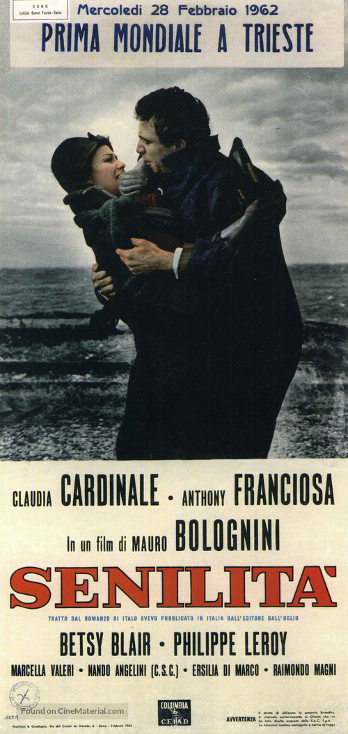 Senilit&agrave; - Italian Movie Poster