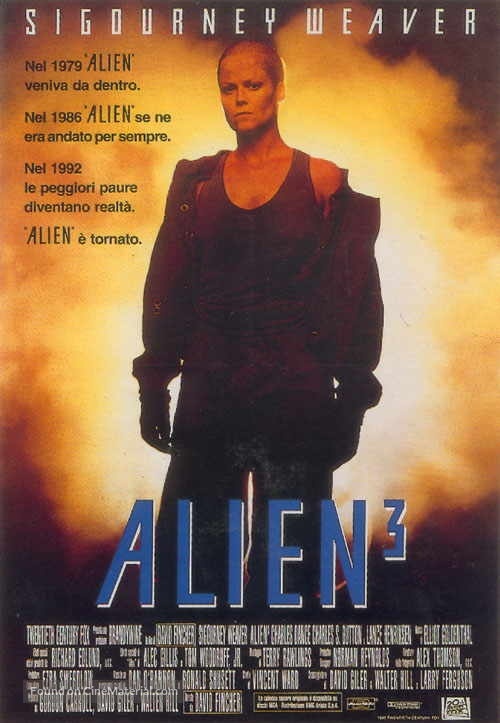 Alien 3 - Italian poster