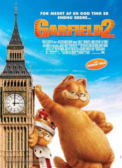 Garfield: A Tail of Two Kitties - Danish Movie Poster